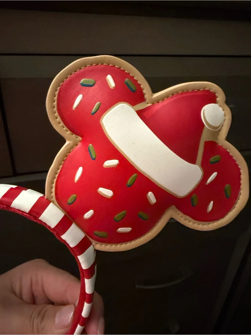 Disney Red Candy Sprinkle Mickey Ear Headband